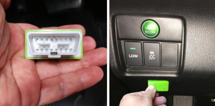 OBD2 port installation